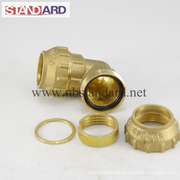 Brass PE Fitting with Equal Coupling